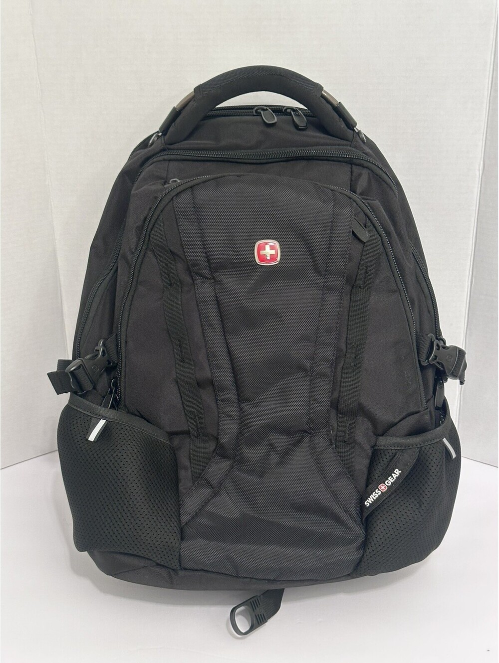 SWISS GEAR Swissgear 3760 ScanSmart Laptop Backpack Black Durable Fabric